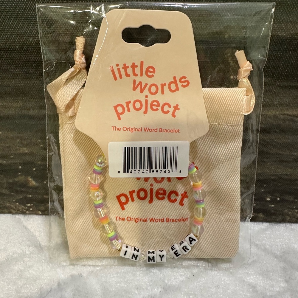 Nwt $28 Little Words Project Stretch Friendship Bracelet Taylor Swift In My Era